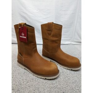 Wolverine Revival Work Boots Men's 13 EW Waterproof Comp Toe Wheat W241070 NIB